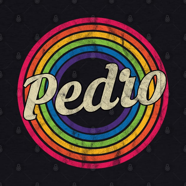 Pedro - Retro Rainbow Faded-Style by MaydenArt